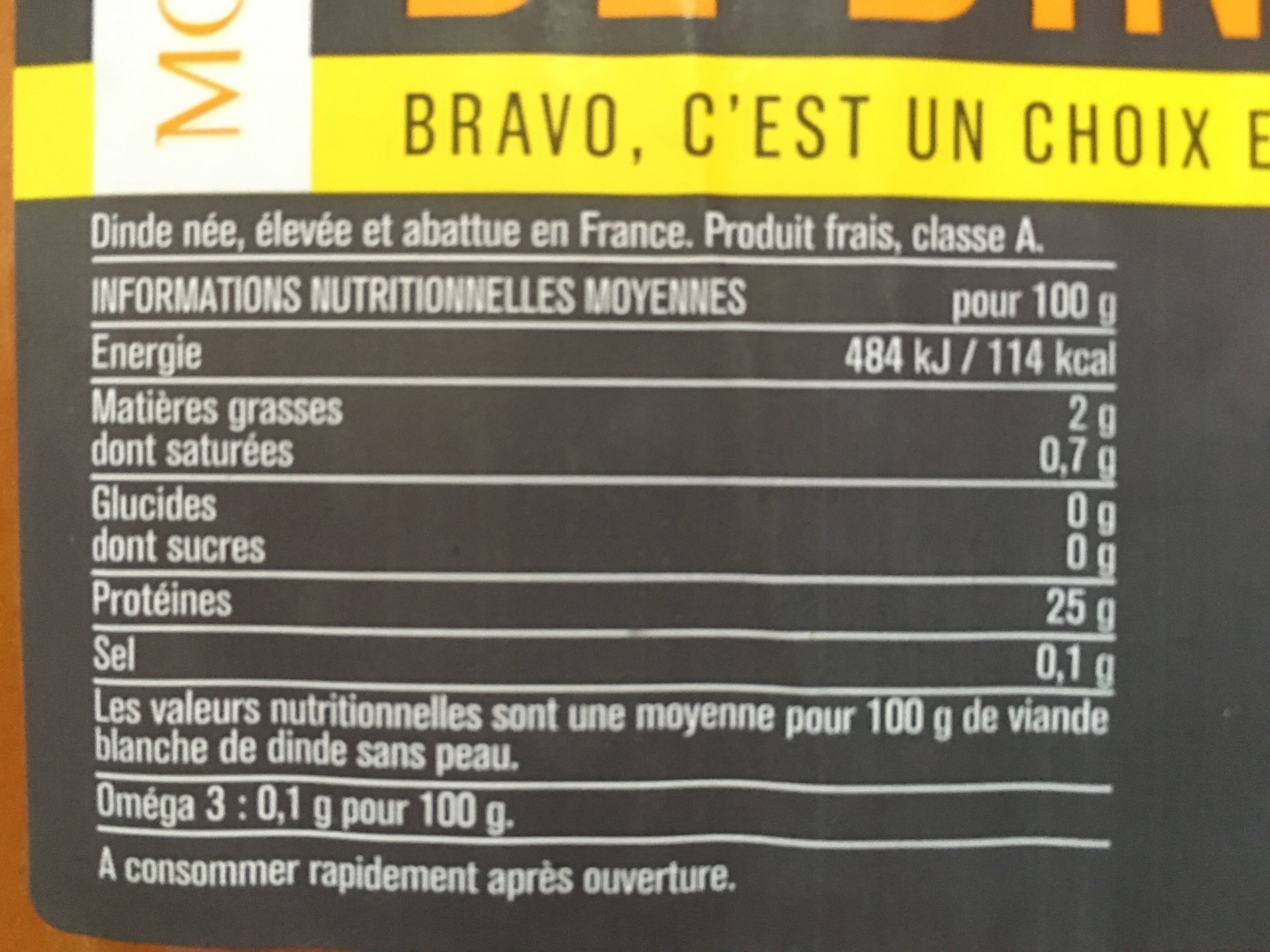 Monoprix Escalope extrafine de dinde packshot