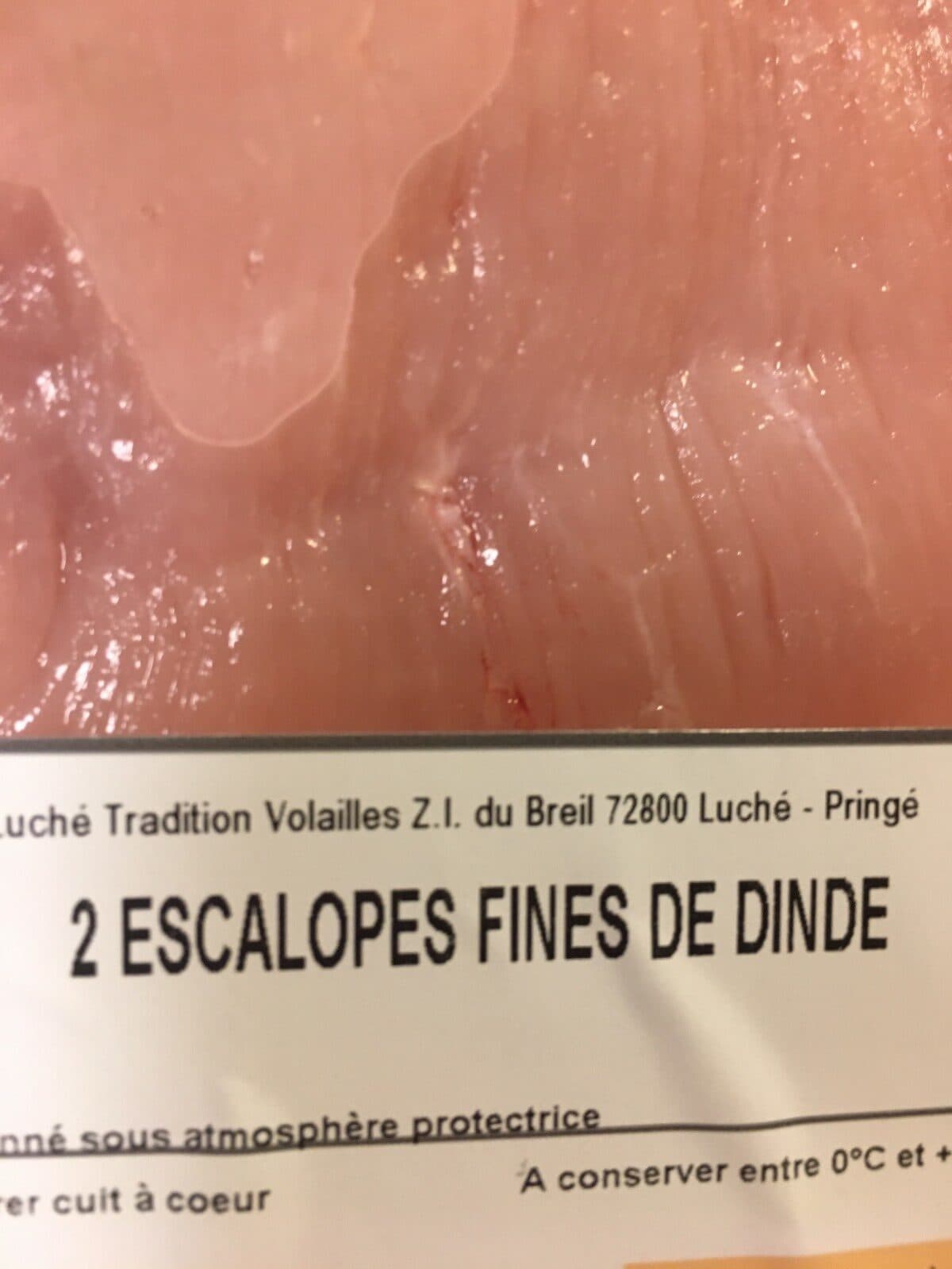 Monoprix Escalope extra fine de dinde packshot