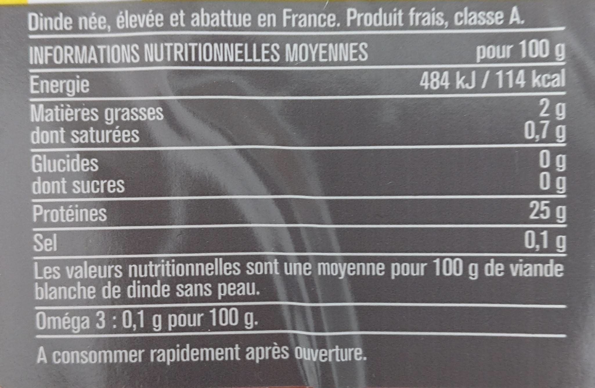 Monoprix Escalope extrafine de dine packshot