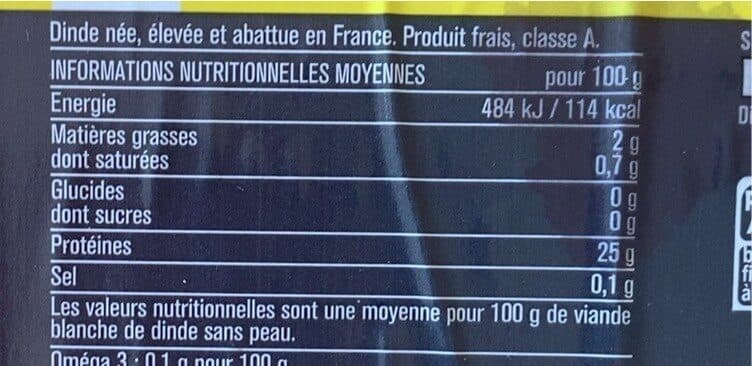 Monoprix Escalope extrafine de dinde packshot