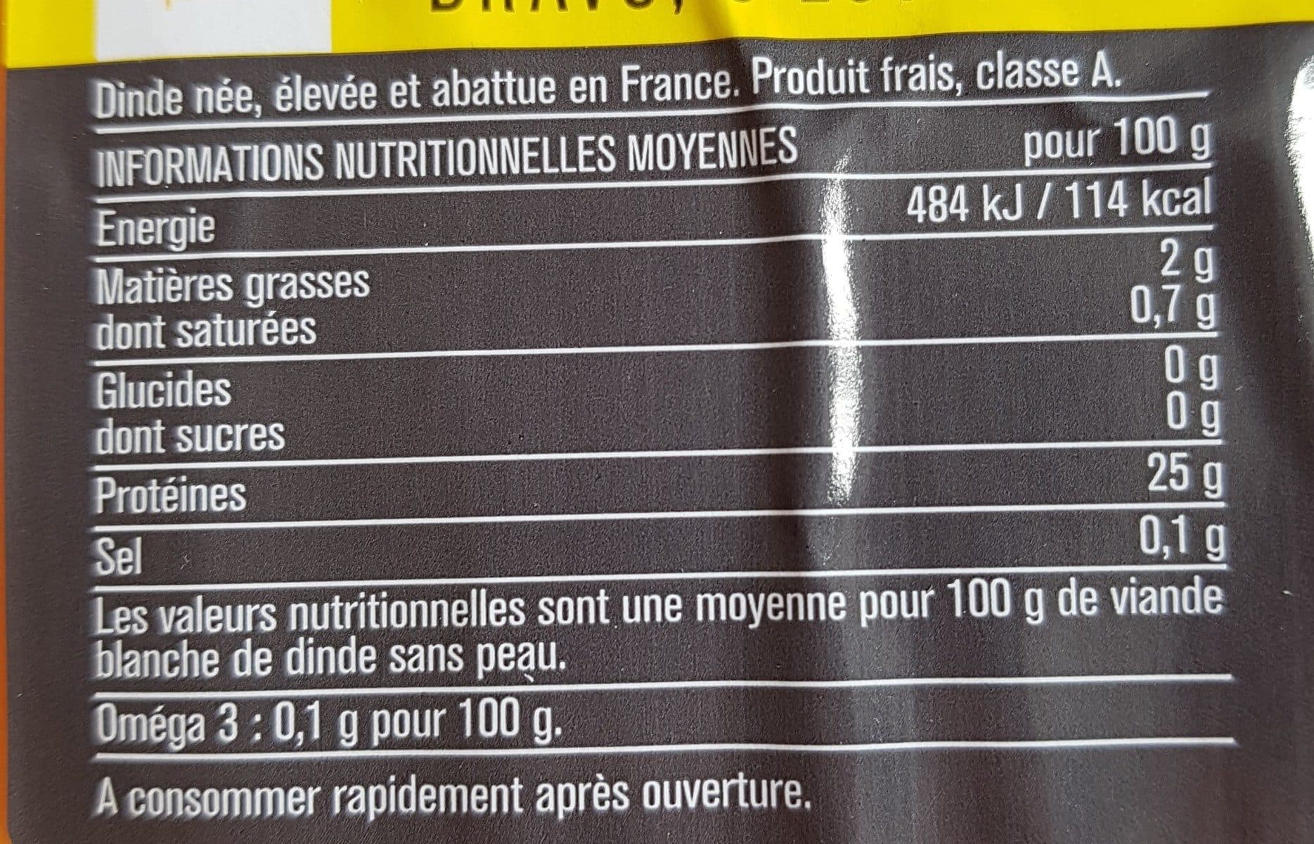 Monoprix Escalope extrafine de dinde packshot