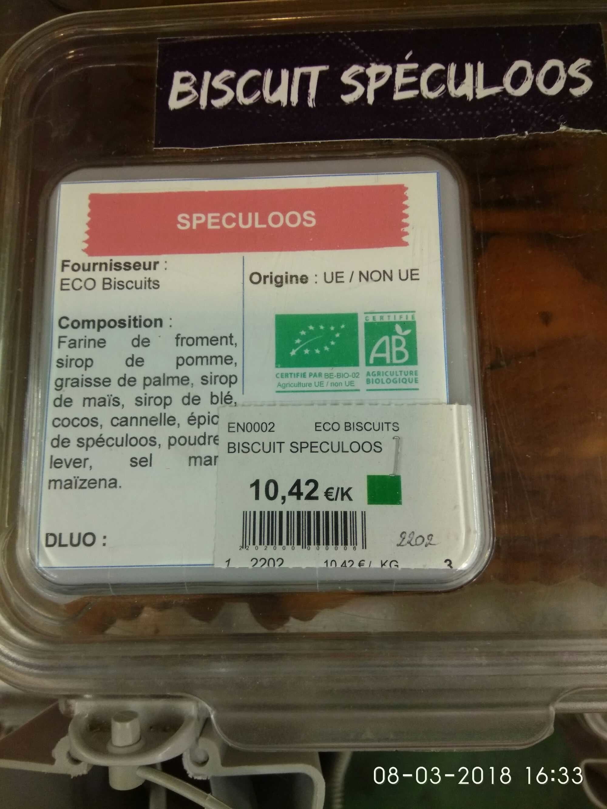 ECO Biscuits Biscuit Spéculoos packshot