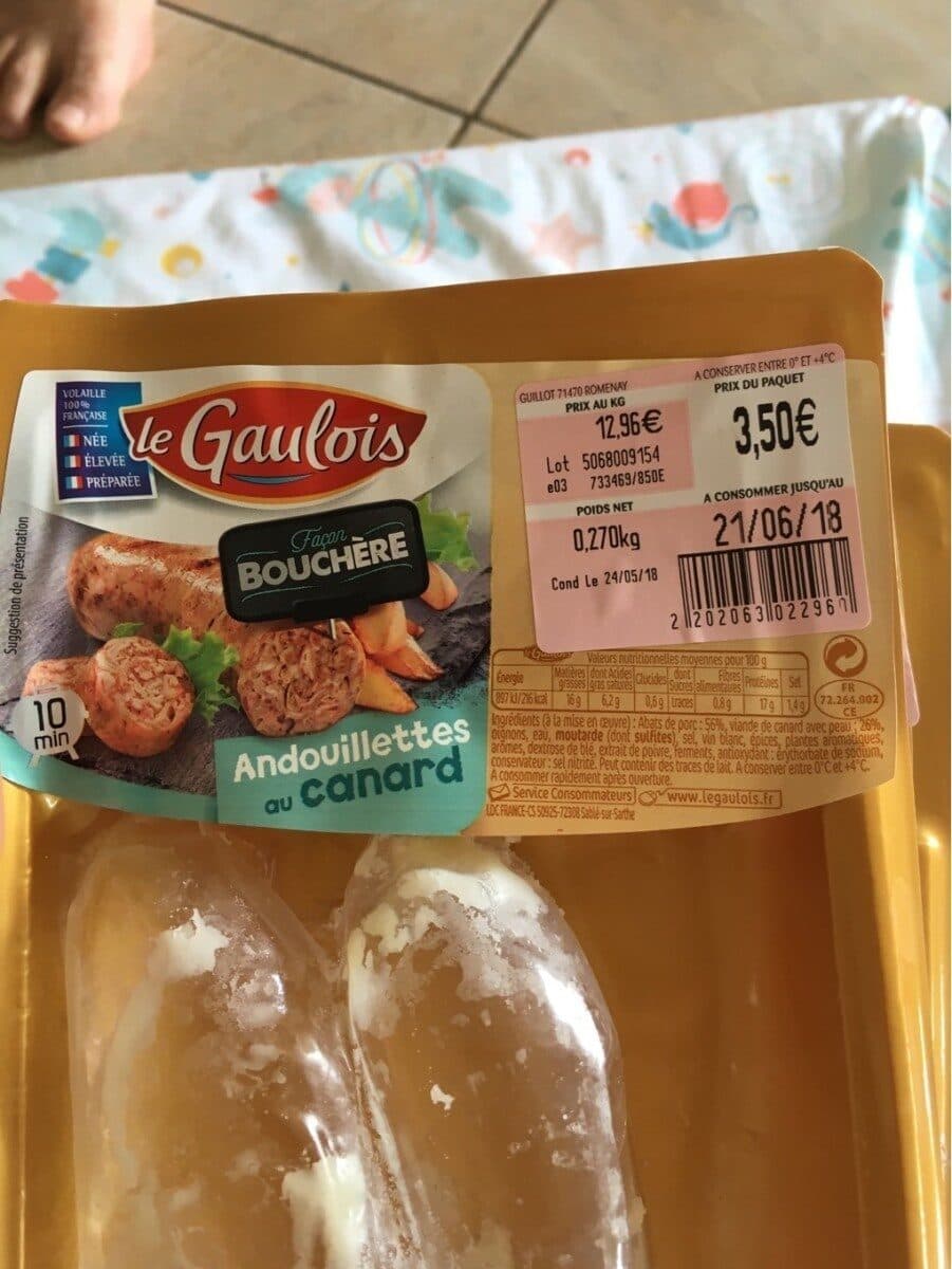 Le Gaulois Andouillette de canard packshot