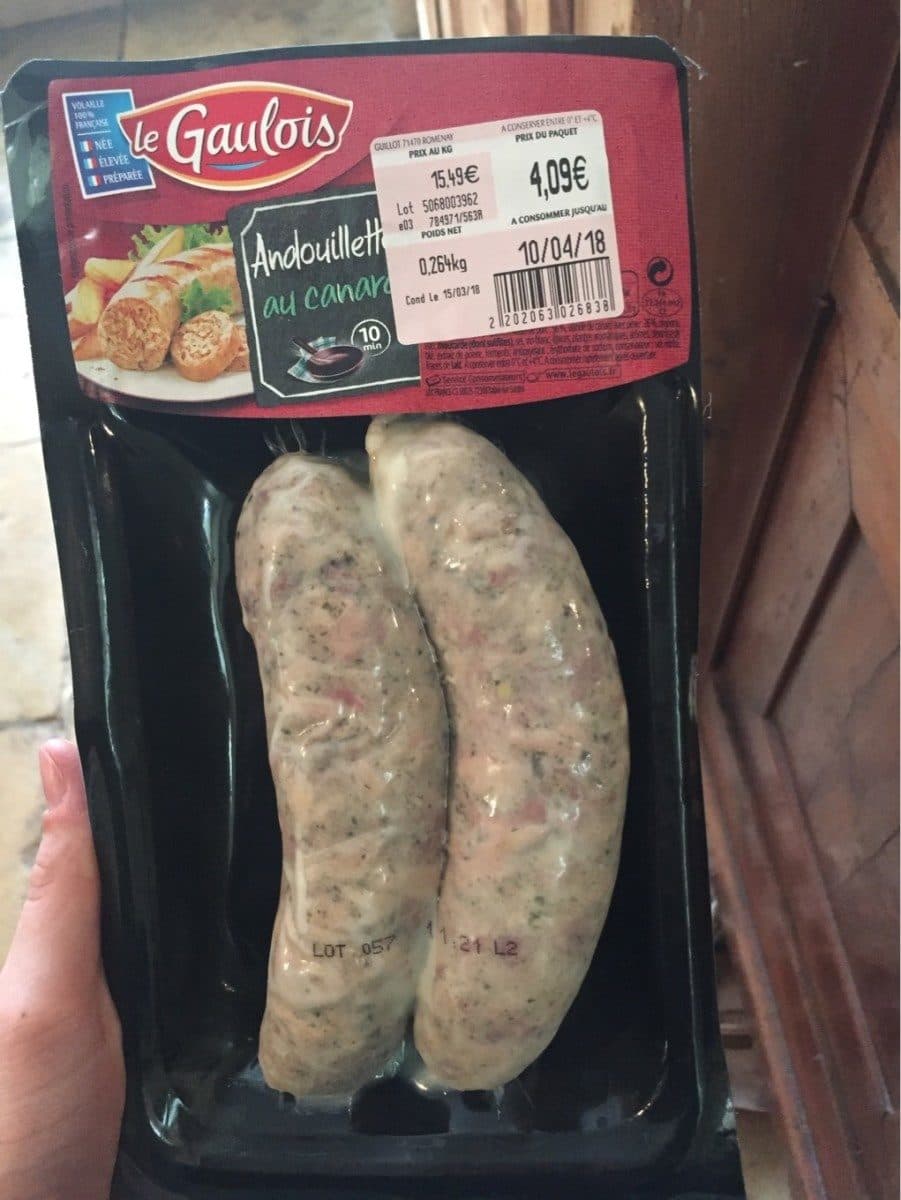 Open Food Facts Andouillette au canard packshot