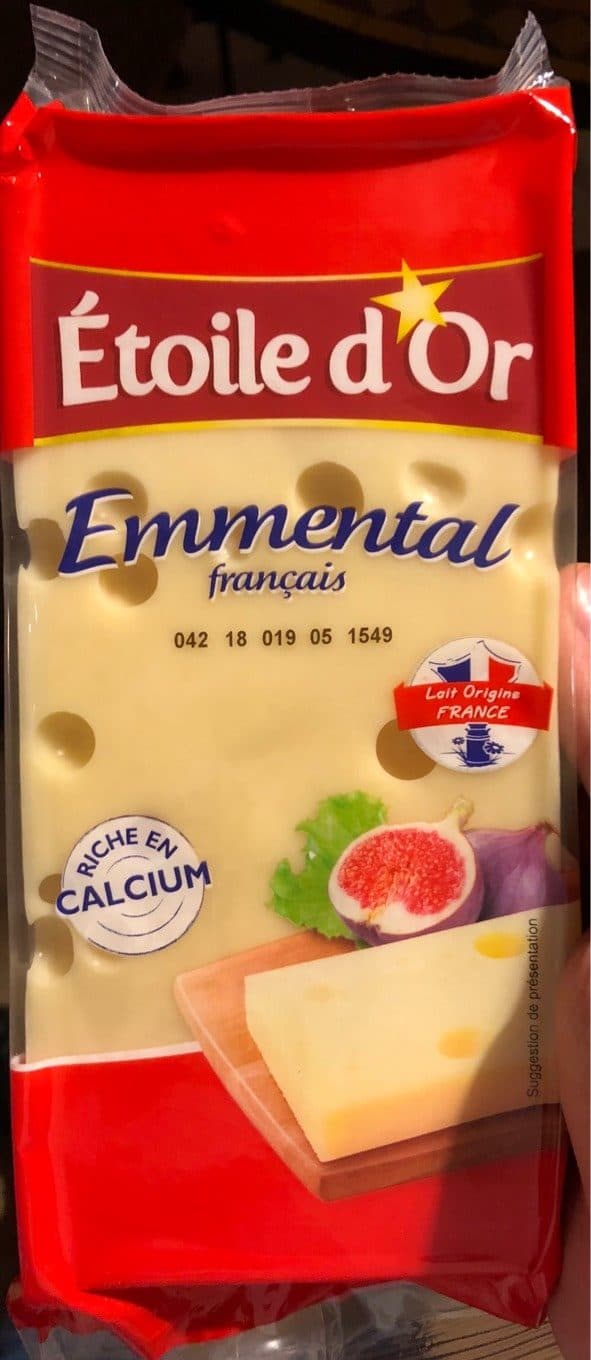 Etoile D’or Emmental packshot