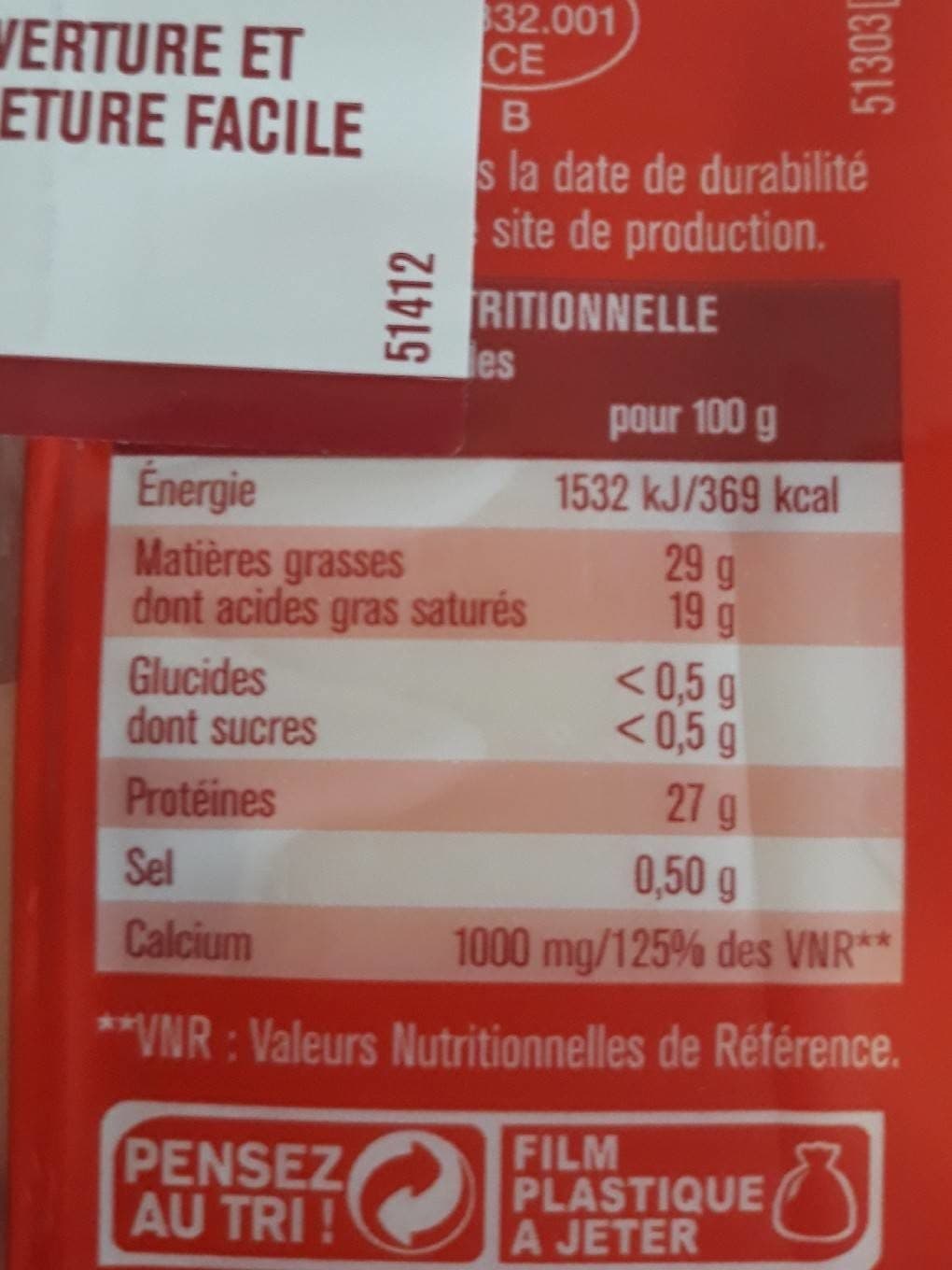 Etoile D'or Emmental francais packshot