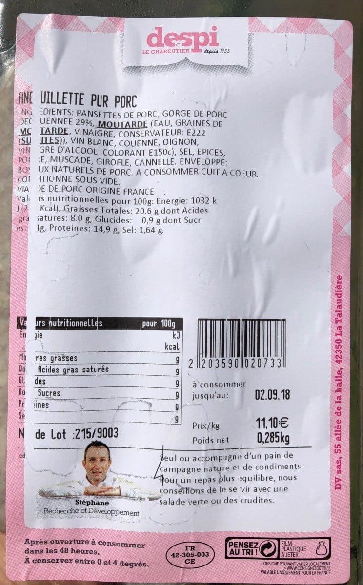 Open Food Facts Andouillette pur porc packshot