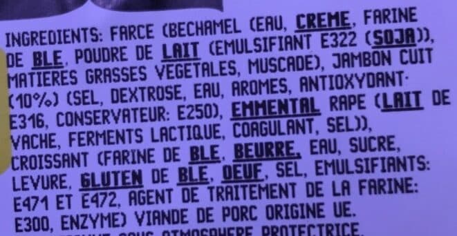 Grand Frais Croissant au jambon packshot