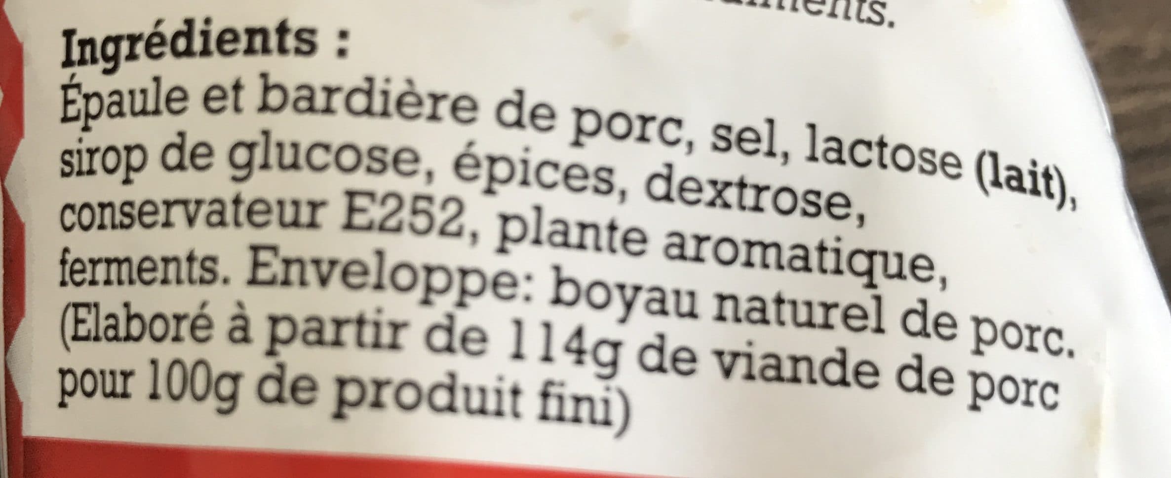 Despi Saucisson pur porc packshot