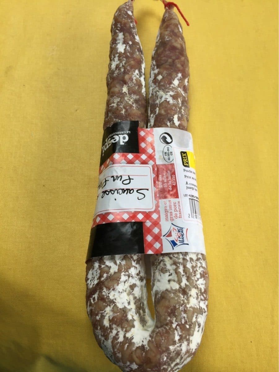 Open Food Facts Saucisson packshot