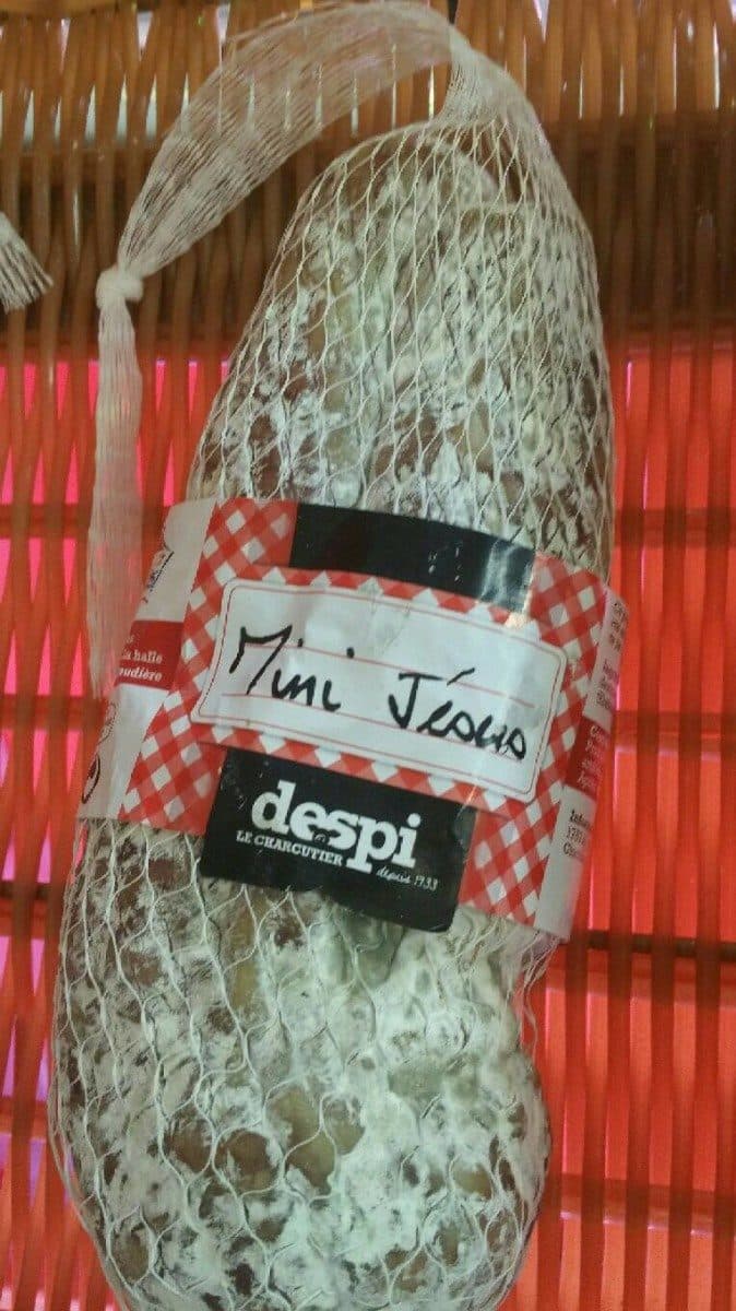 Open Food Facts mini jesus saucisson packshot