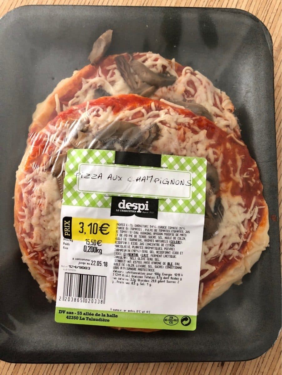 Open Food Facts Pizza aux Champignons packshot