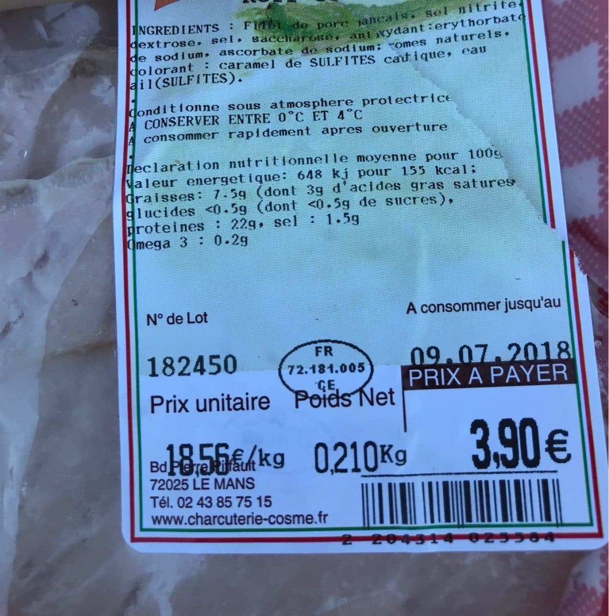 Open Food Facts Roti cuit packshot