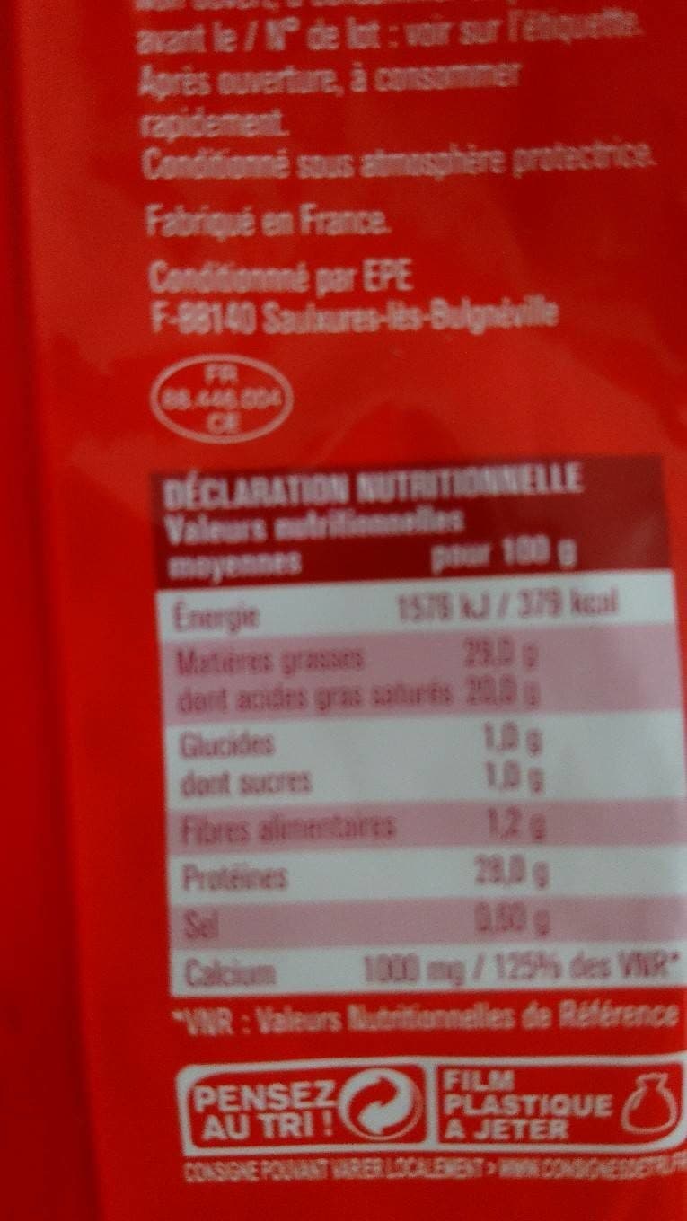 Étoile d'or Emmental français packshot