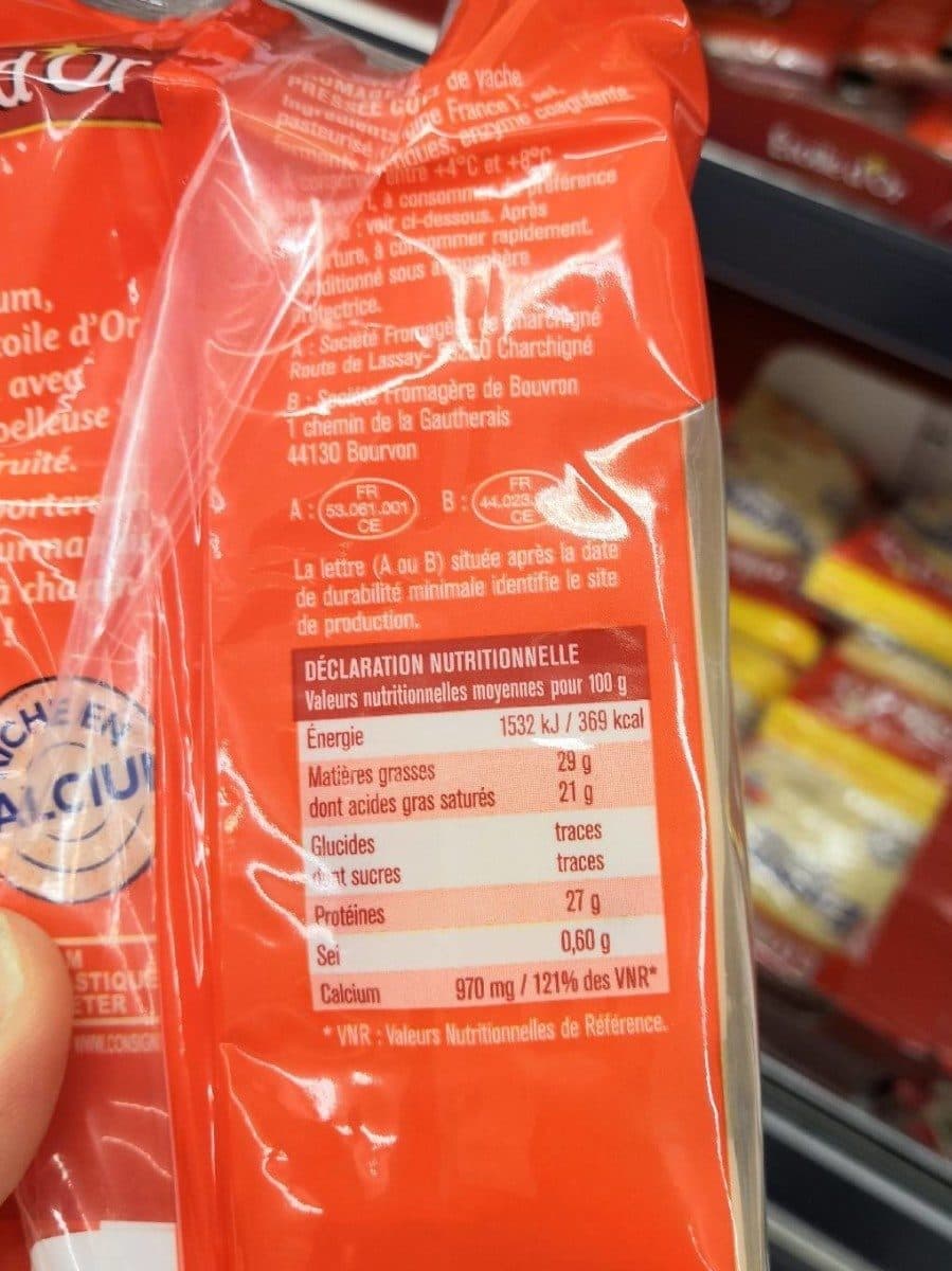Etoile d'Or Emmental francais packshot