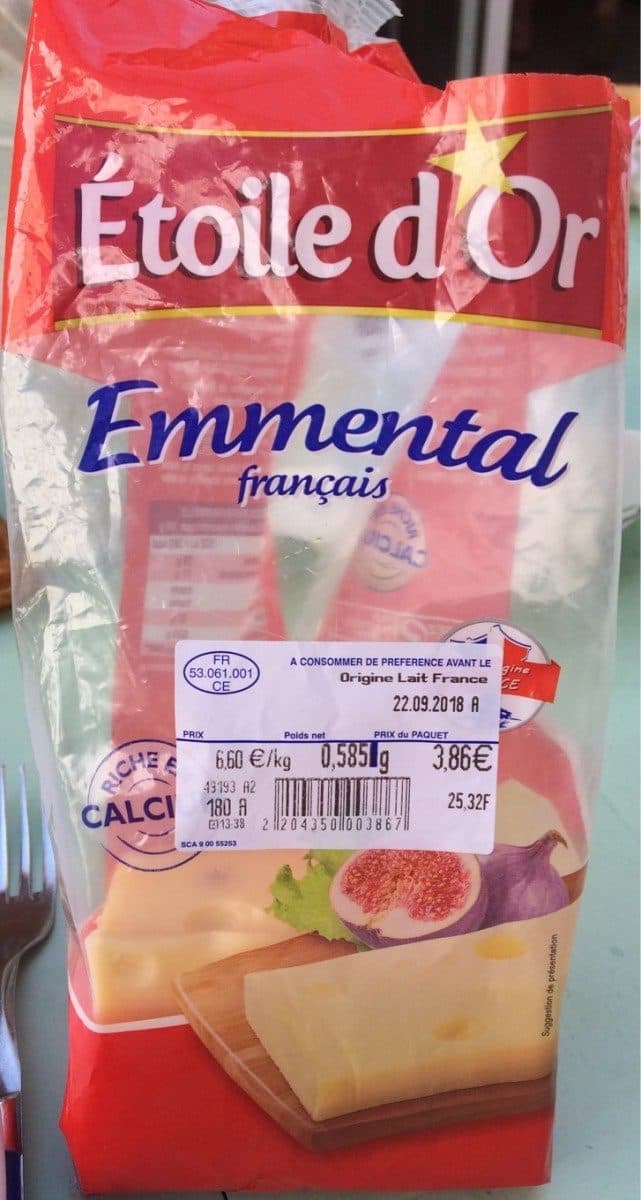 Etoile d'Or Emmental francais packshot