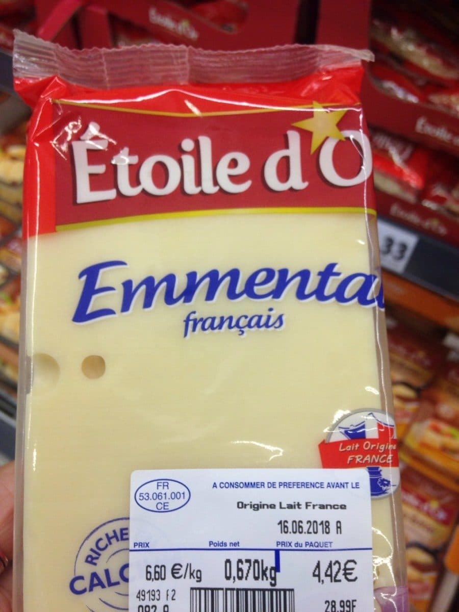 Etoile d'Or Emmental packshot