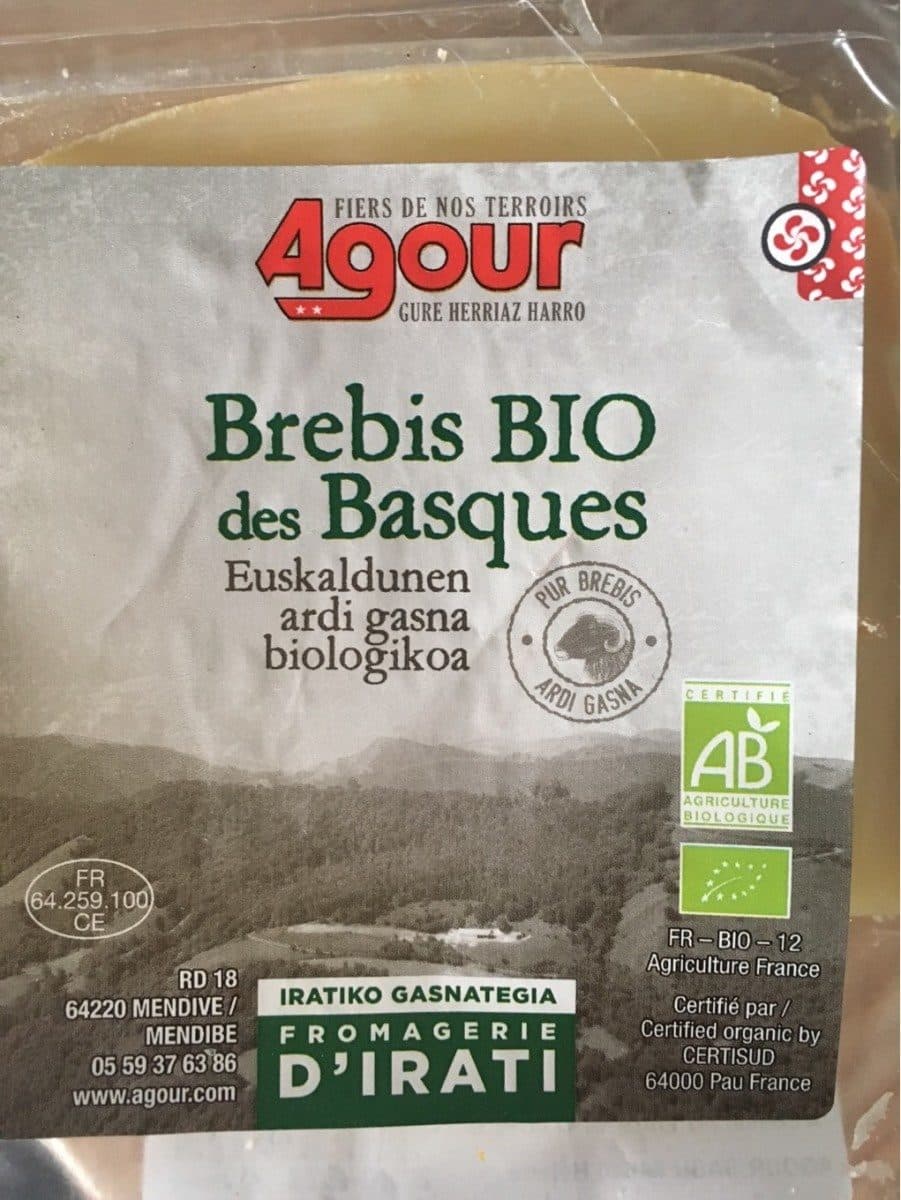 Open Food Facts Brebis bio packshot