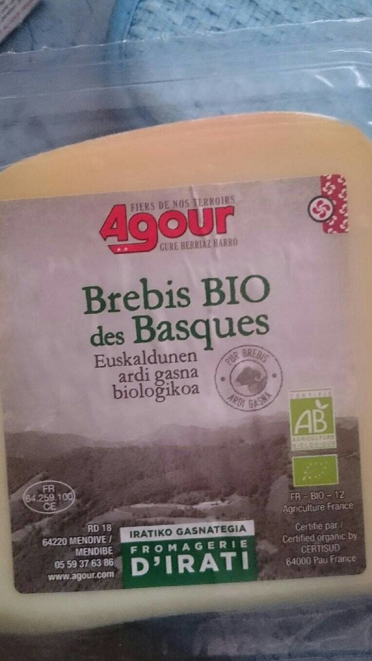 Agour Brebis des basques bio packshot