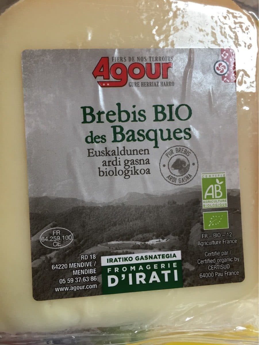Agour Brebis bio des Basques packshot