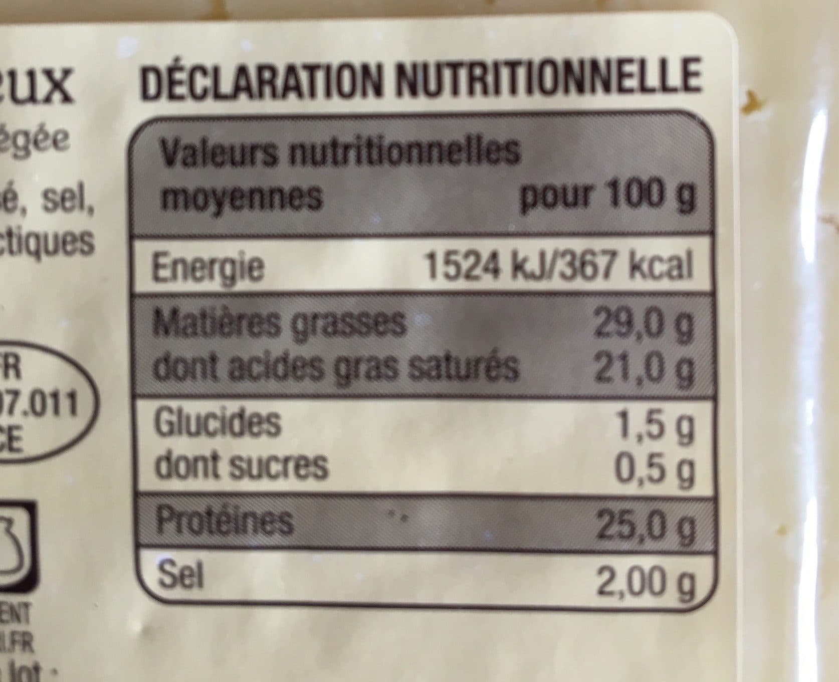 Saveur De Nos Regions Cantal entre-deux packshot