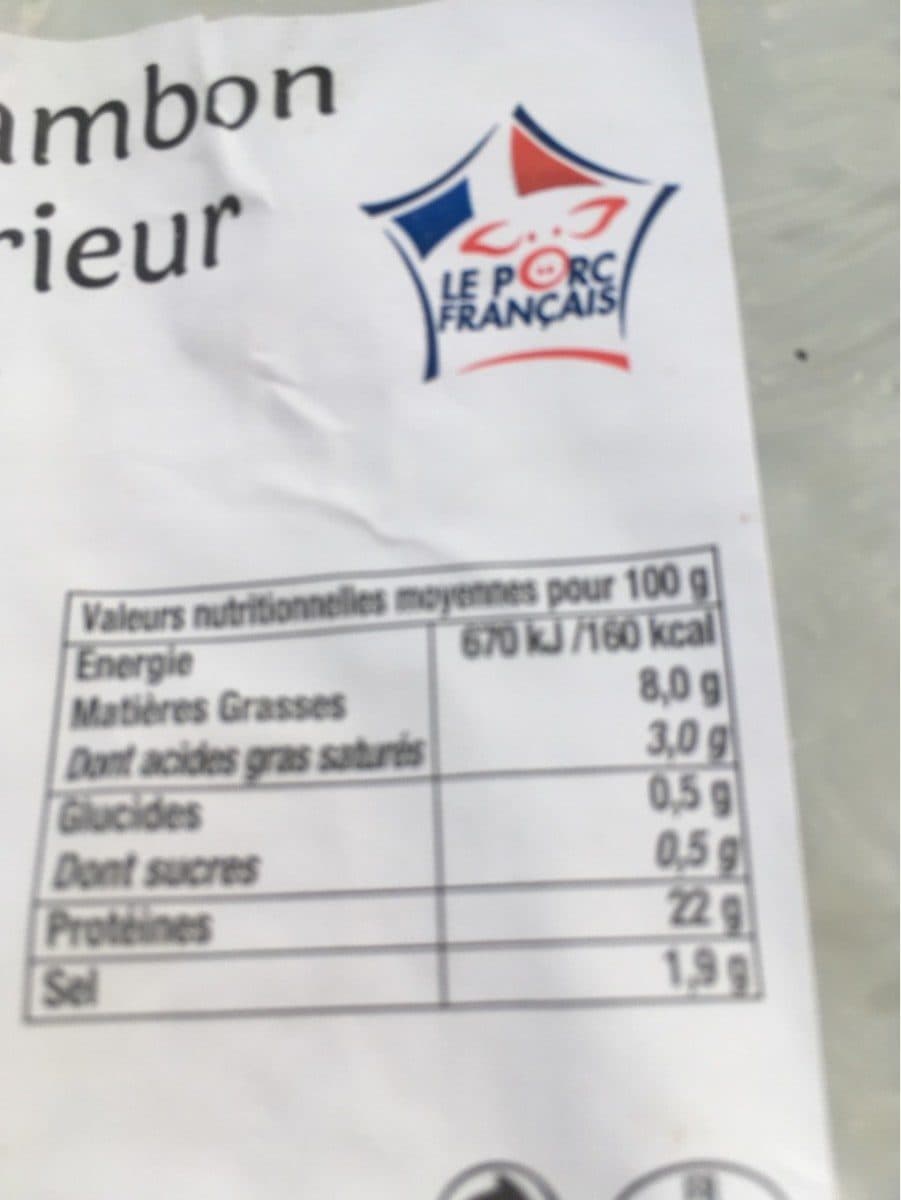 Open Food Facts Le petit jamboncuit superieur avec couenne packshot