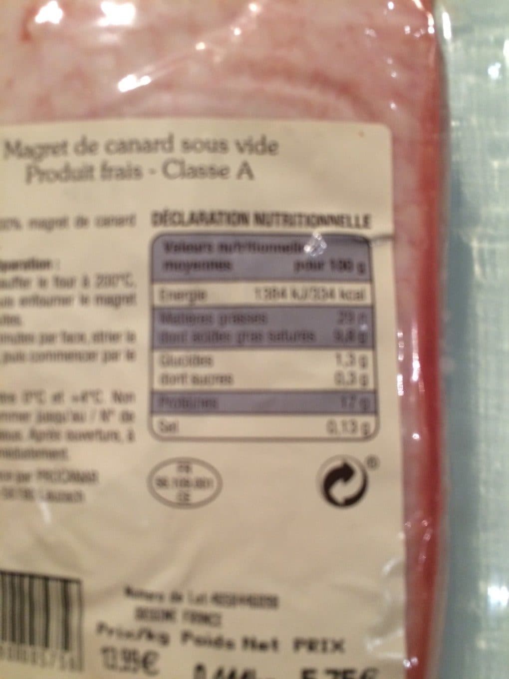 Saveurs De Nos Regions Magret de canard packshot