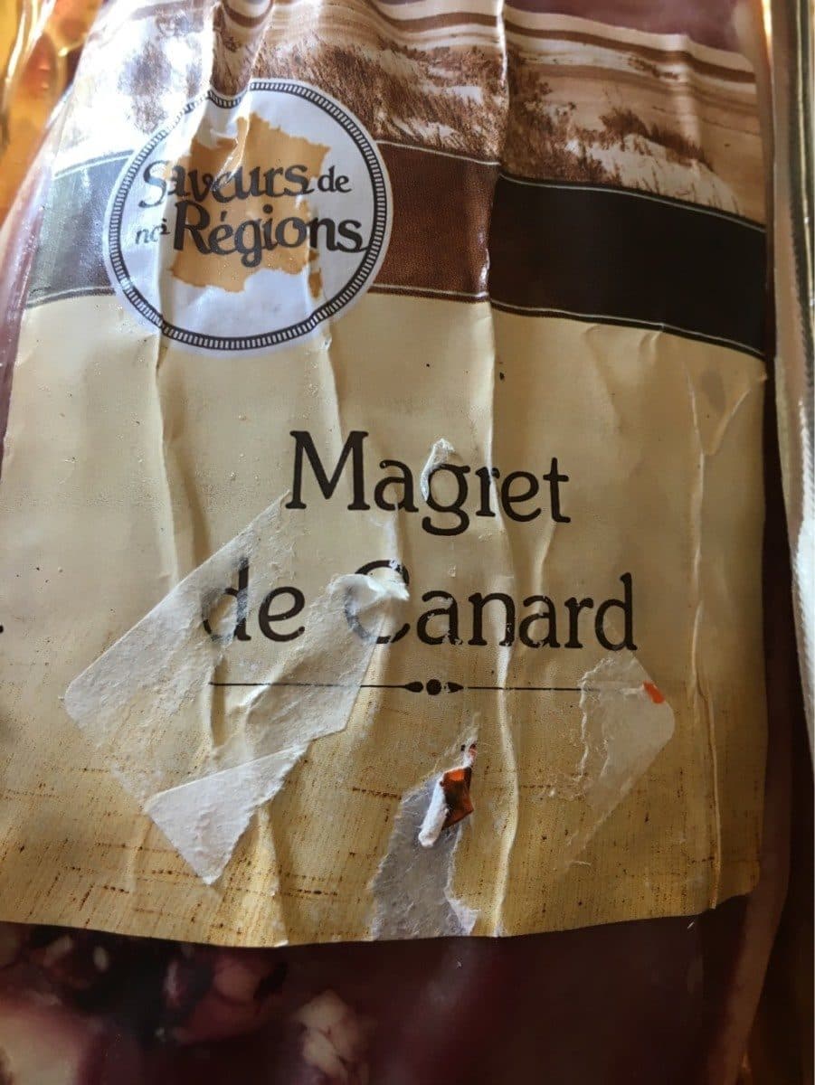 Open Food Facts Magret de canard cru packshot
