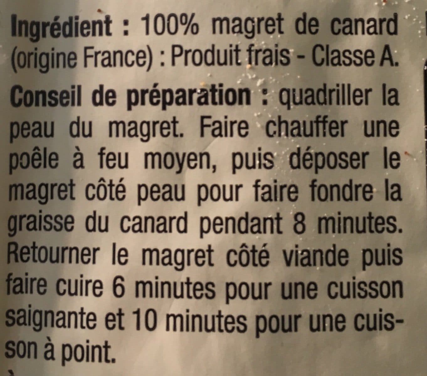 Saveurs de nos Régions Magret de Canard packshot