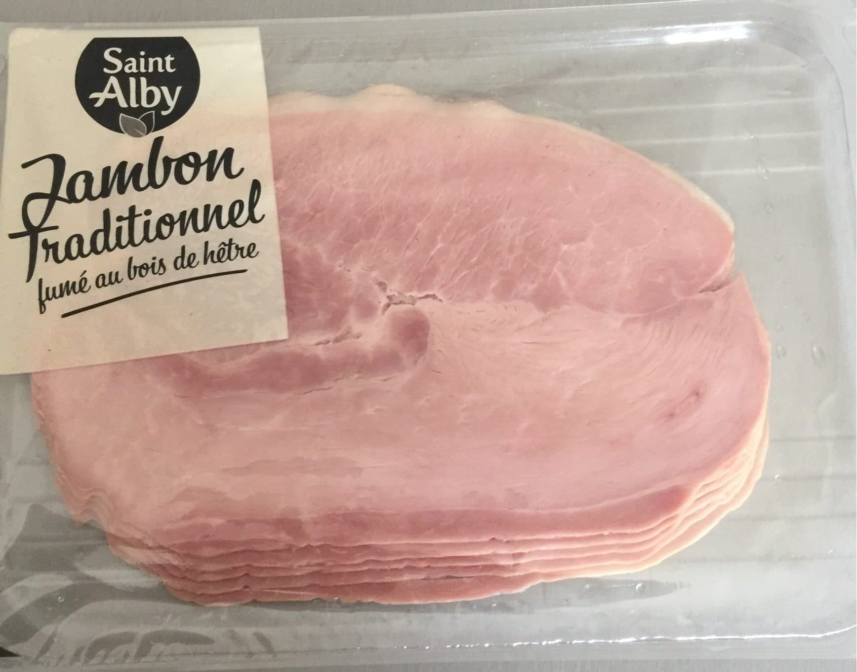 Saint Alby Jambon traditionnel fumé au bois de hêtre packshot