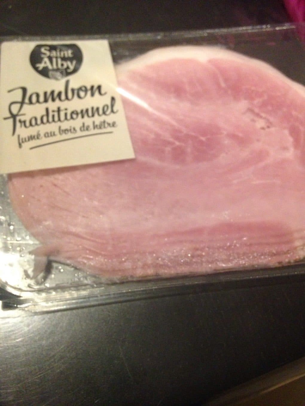 Saint Alby Jambon traditionnel fumé au bois de hêtre packshot