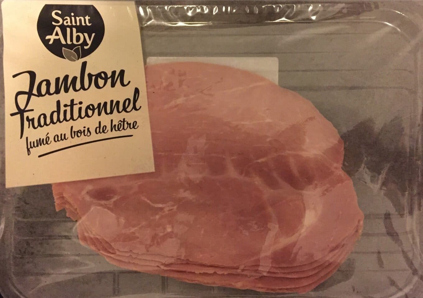 Saint Alby Jambon traditionnel fumé au bois de hêtre packshot