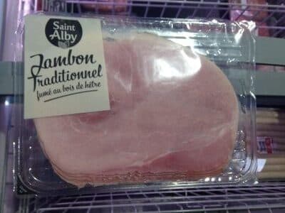 Saint Alby Jambon traditionnel fumé au bois de hetre packshot