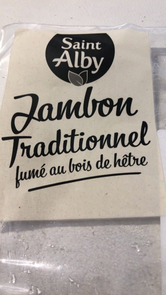 Saint Alby Jambon traditionnel fumé au bois de hêtre packshot