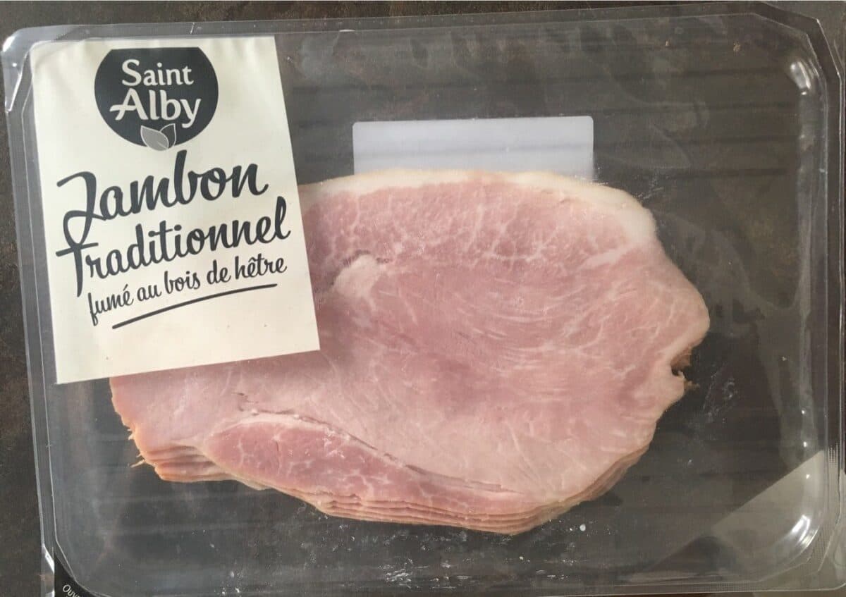 Saint Alby Jambon Traditionnel fumé au bois de hetre packshot