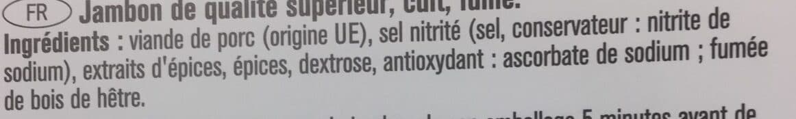 Saint Alby Jambon Traditionnel fumé au bois de hêtre packshot