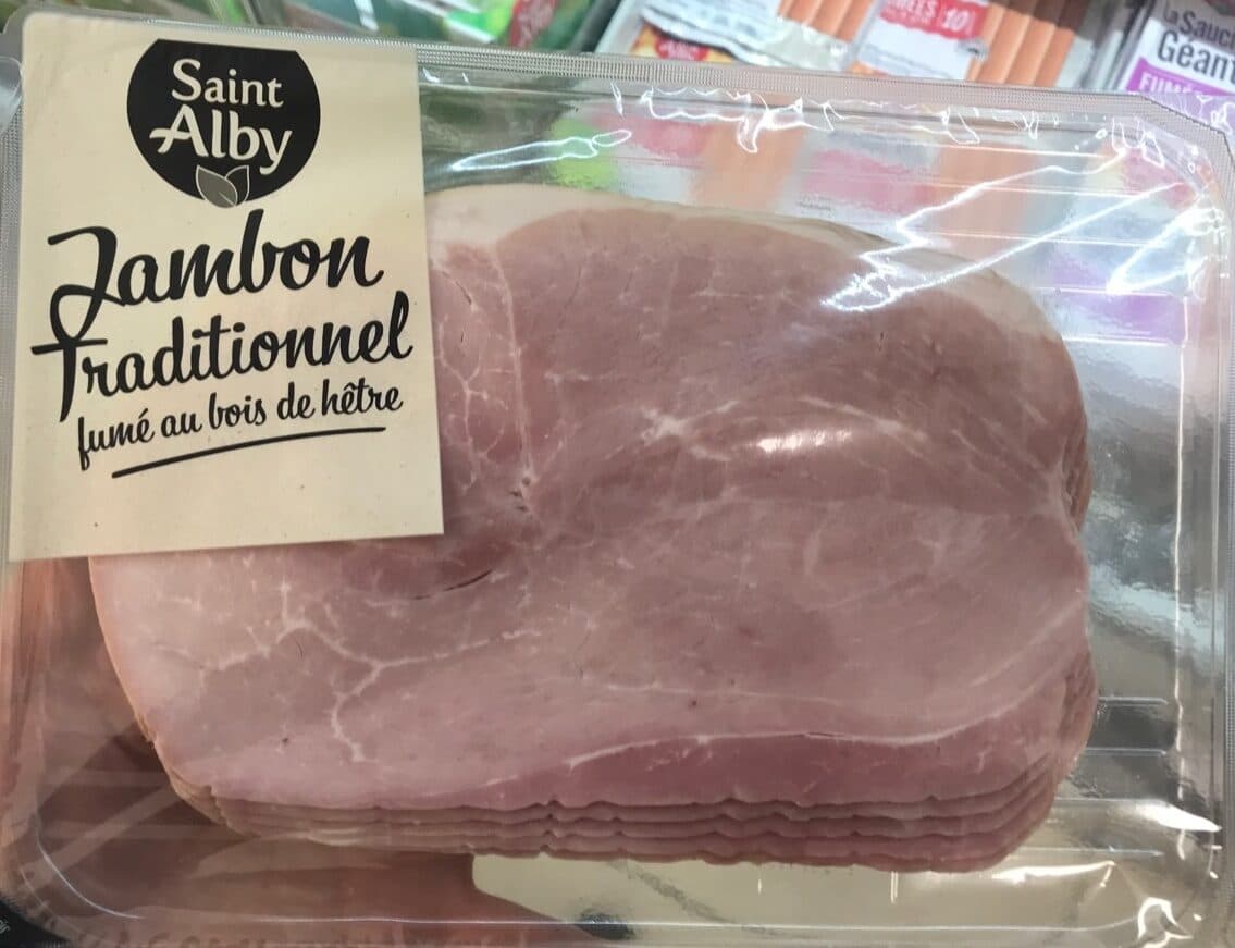 Saint Alby Jambon traditionnel fumé au bois de hêtre packshot