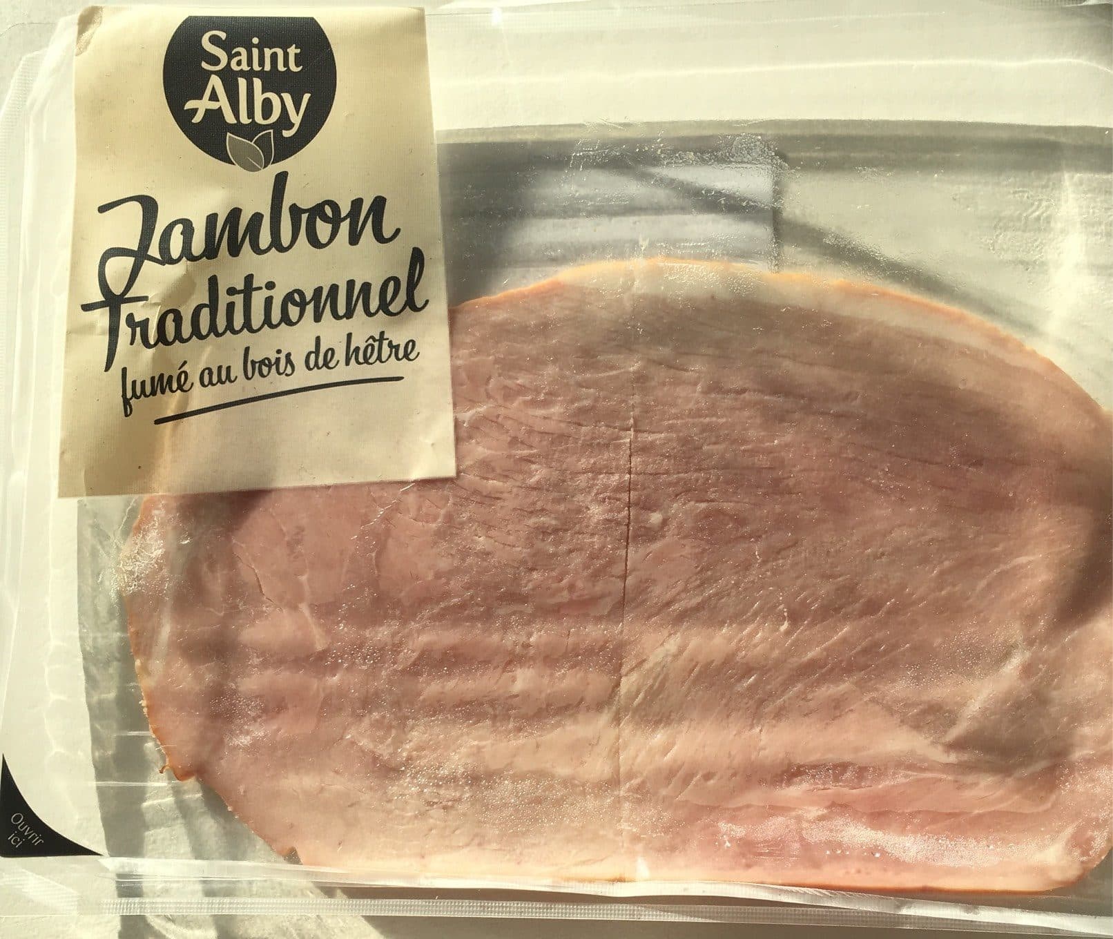 Saint Alby Jambon traditionnel fumé au bois de hêtre packshot