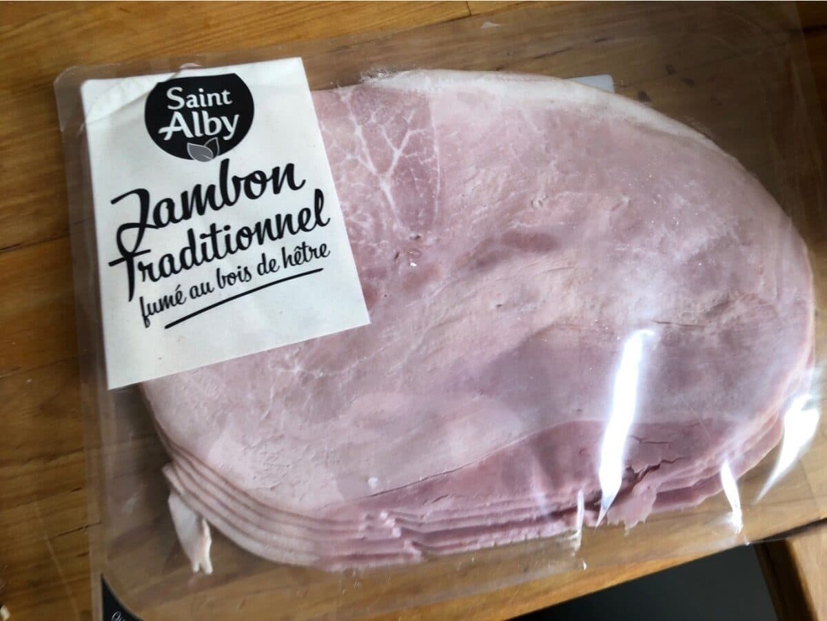 Saint Alby Jambon traditionnel fumé au bois de hêtre packshot