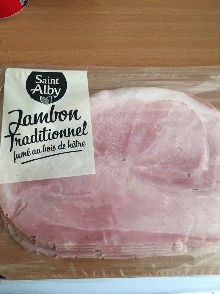 Saint alby Jambon traditionnel fumé au bois de hêtre packshot