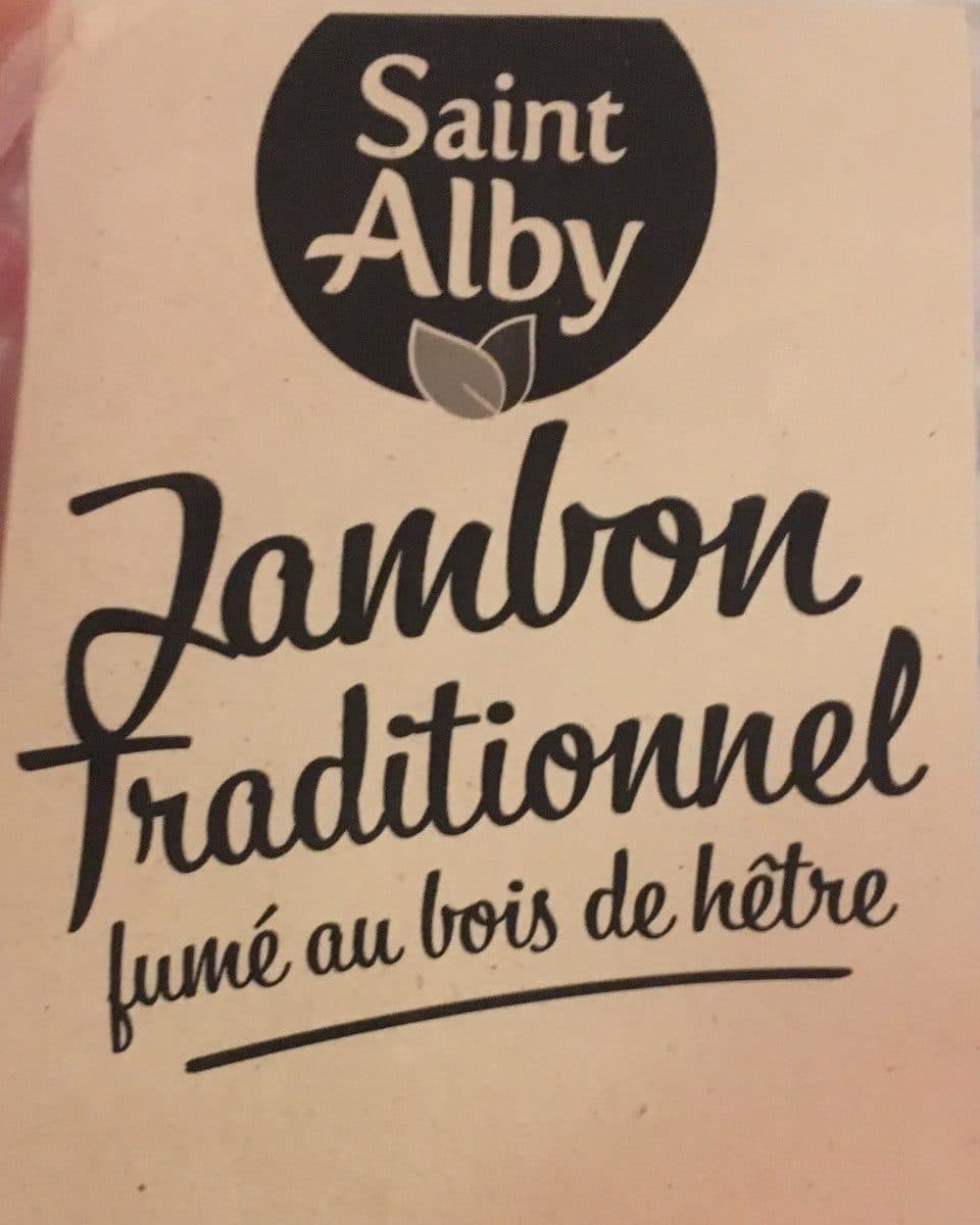 Saint Alby Jambon traditionnel fumé au bois de hêtre packshot