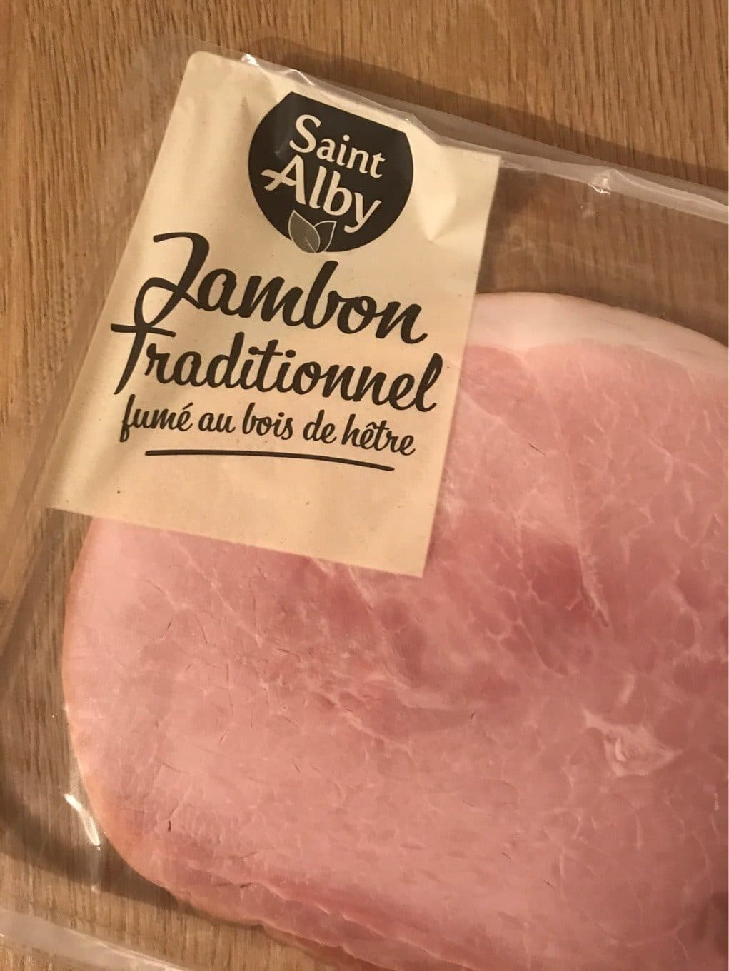 Saint alby Jambon fumée au bois de hêtre packshot