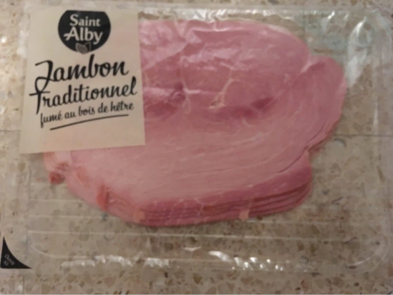 Lidl St Alby Jambon tradditionnel fumé au bois de hetre packshot