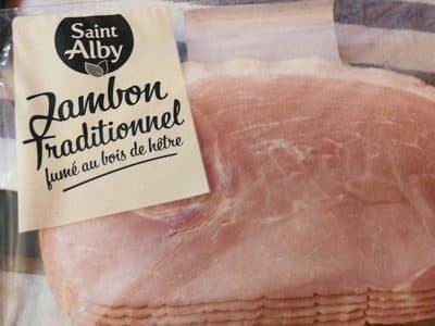 Saint Alby Jambon cuit fumé packshot