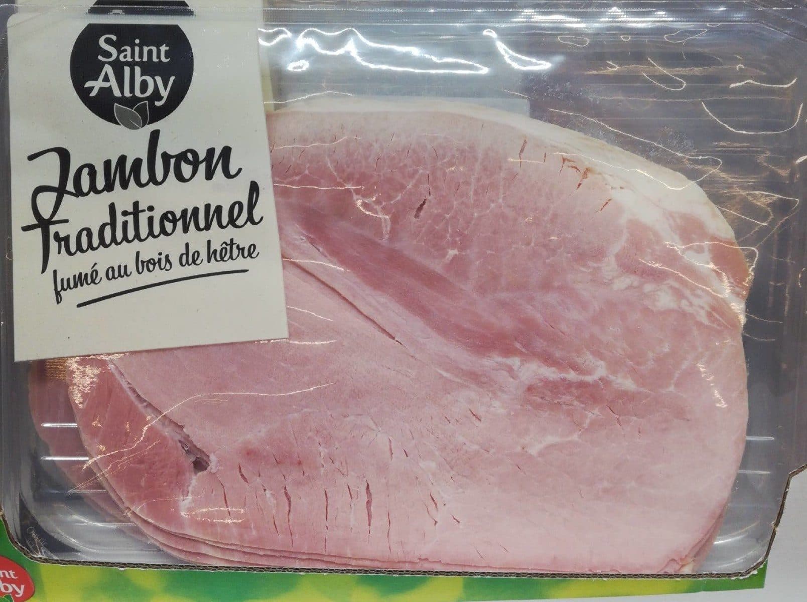 Saint Alby Jambon traditionnelle fumée au bois de hêtre packshot
