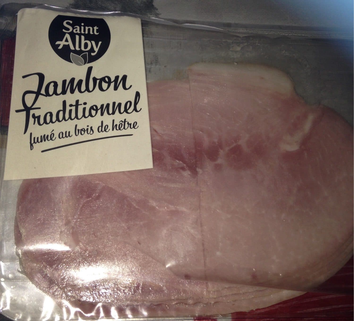 Saint Alby Jambon traditionnel fumé au bois de hêtre packshot