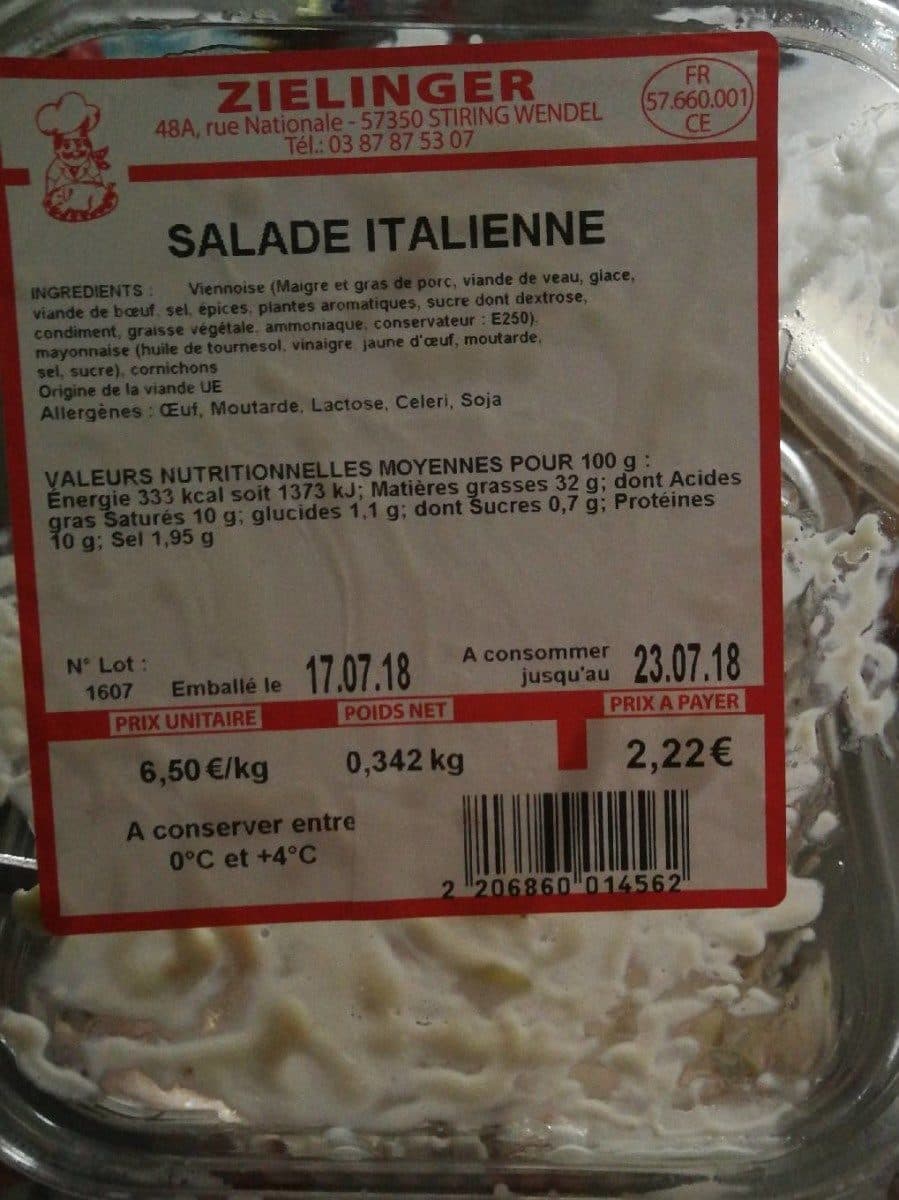 Open Food Facts Salade Italienne packshot