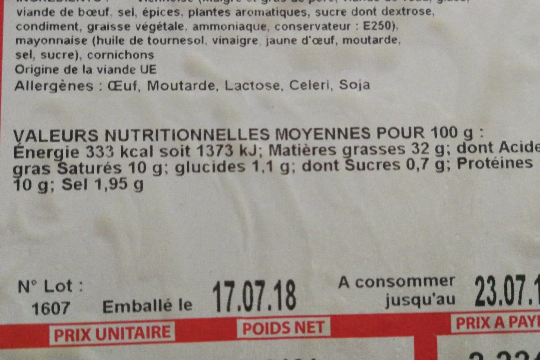 Open Food Facts Salade Italienne packshot