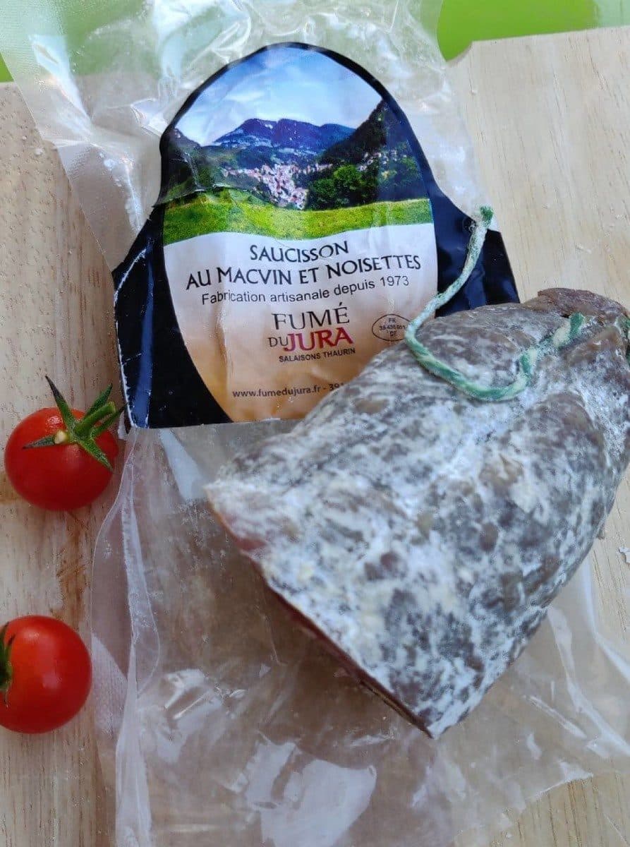 Open Food Facts Saucisson Macvin et Noisettes packshot