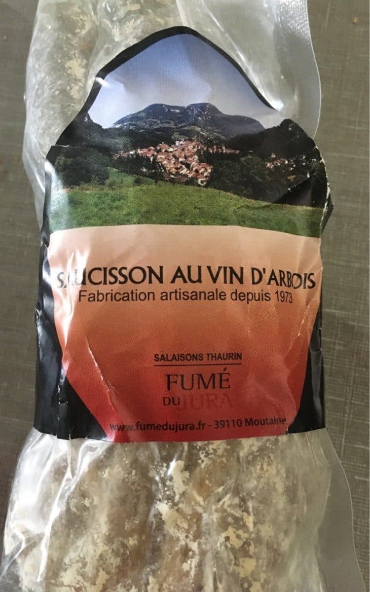 Open Food Facts Saucisson au vin d'Arbois packshot